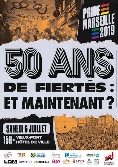 affiche Pride Marseille 2019