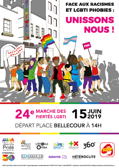 Marche des Fierté LGBT de Lyon 2019