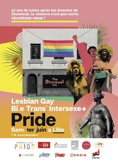 affiche Pride de Lille 2019