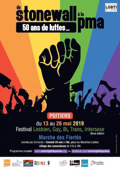 affiche Pride du Poitou 2019