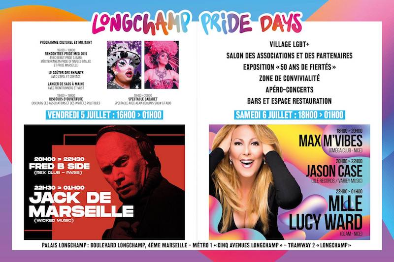 affiche Longchamp Pride Days 2019