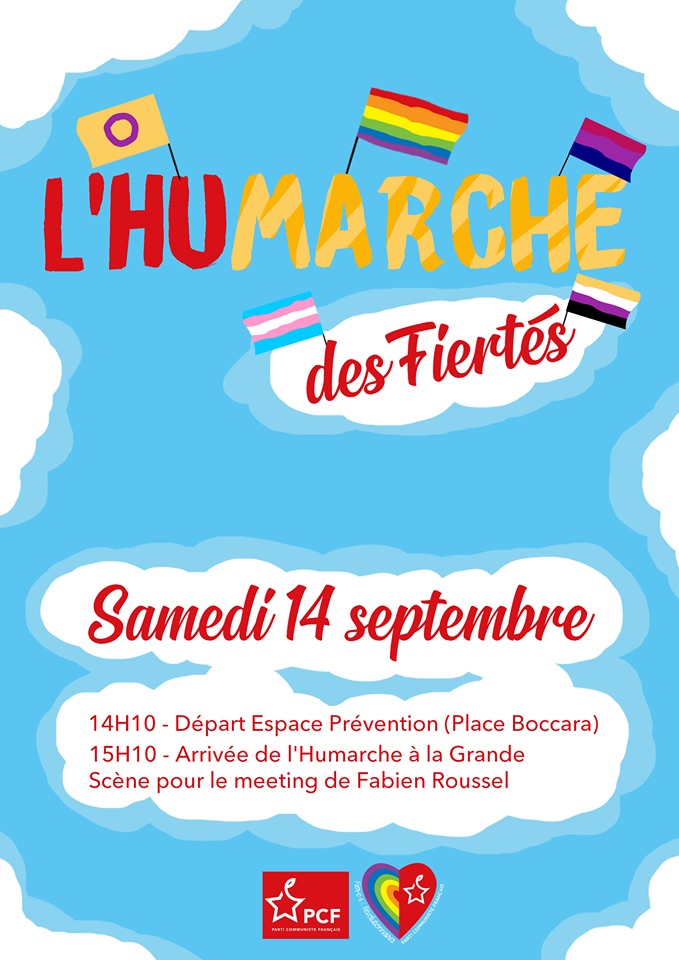 affiche Humarche des Fiertés 14/9/19 La Courneuve