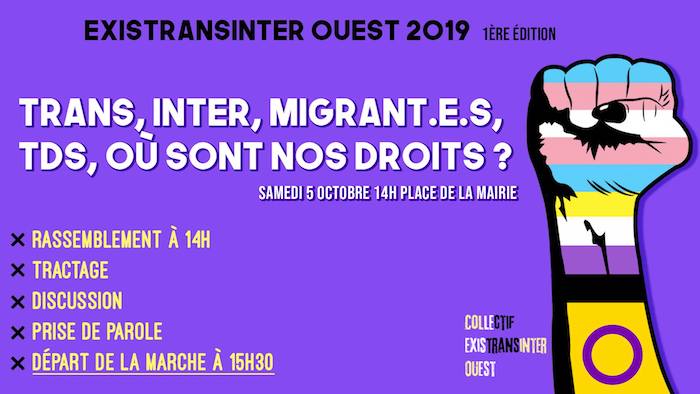 affiche ExistransInter Ouest le 5/10 à Rennes