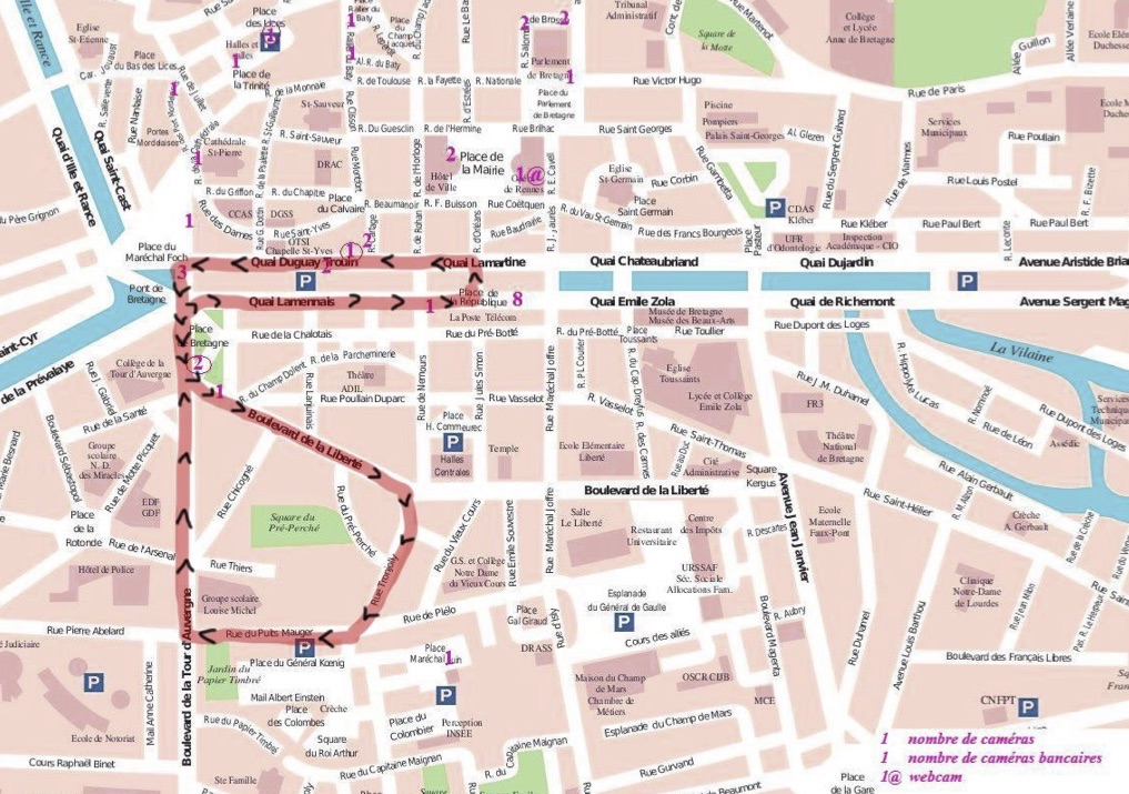 parcours de l'existransinterouest 2019