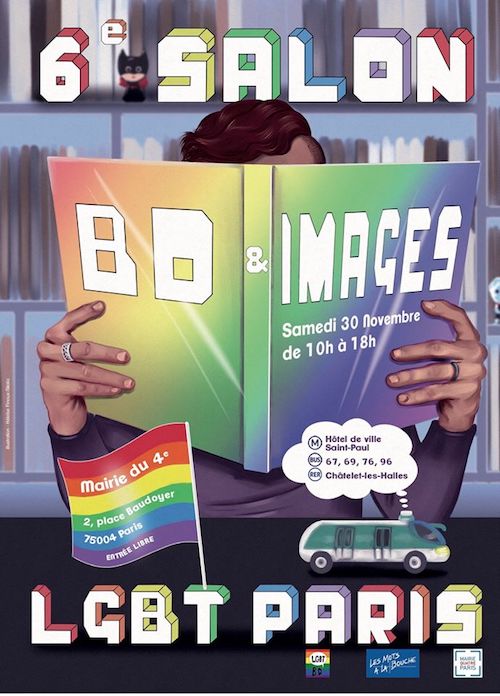 affiche 6ème salon BD & Images LGBT