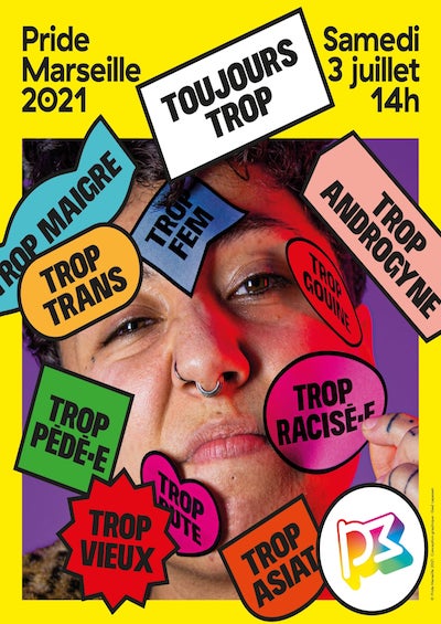Affiche Pride Marseille 2021
