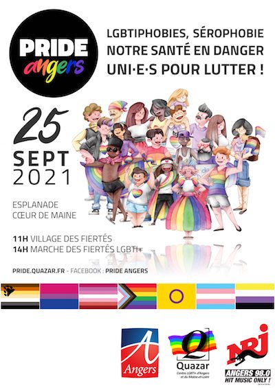 Affiche Pride Angers 2021