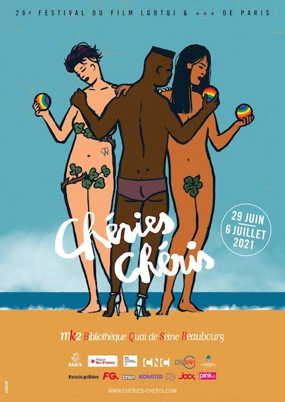 Affiche festival Chéries Chéris Paris 2021