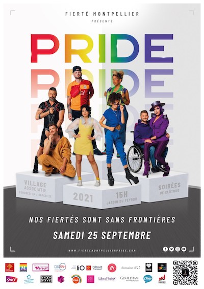 affiche Pride Montpellier 2021