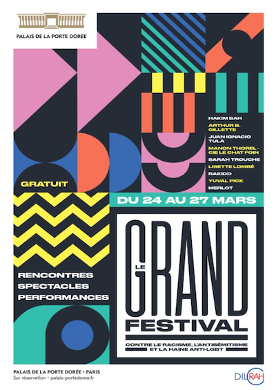 Affiche Le Grand Festival 2022 au musée de l'immigration Paris