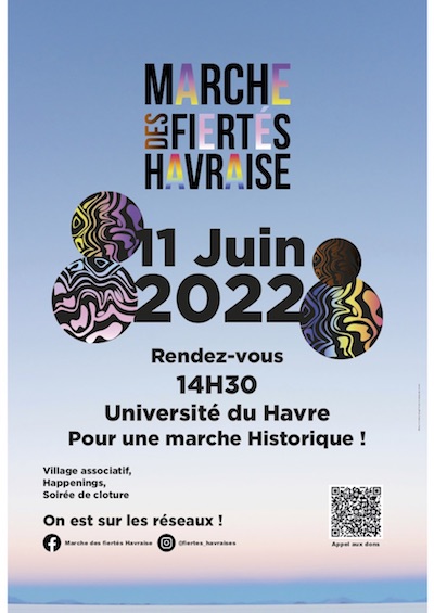 Affiche Marche des Fiertés Havraise 2022