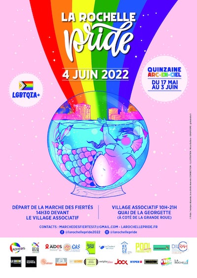 Affiche La Rochelle Pride 2022