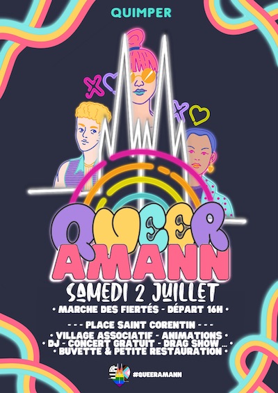 Affiche Queer Amann Quimper 2022