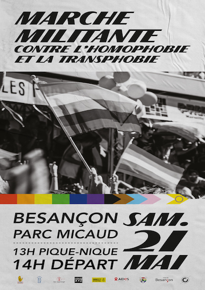 Affiche Marche militante Besançon 2022