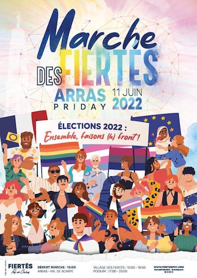 Affiche Arras Pride 2022