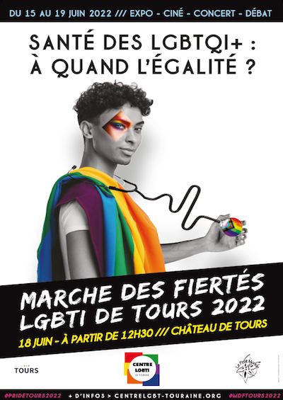 Affiche Mrche des Fiertés Tours 2022