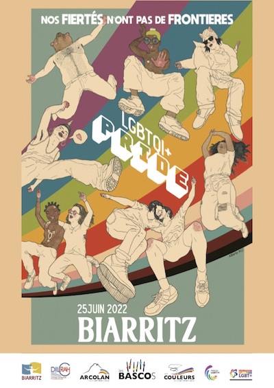 Affiche Pride Biarritz 2022