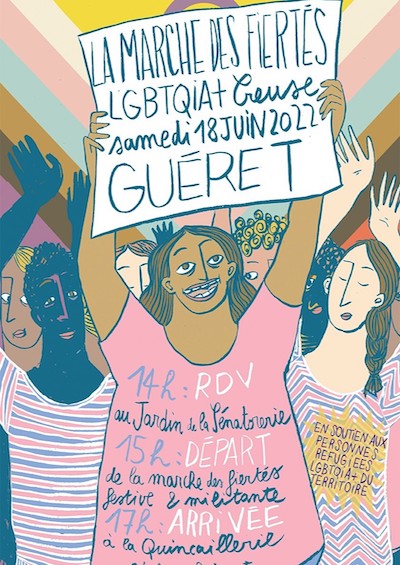 Affiche Pride Guéret 2022