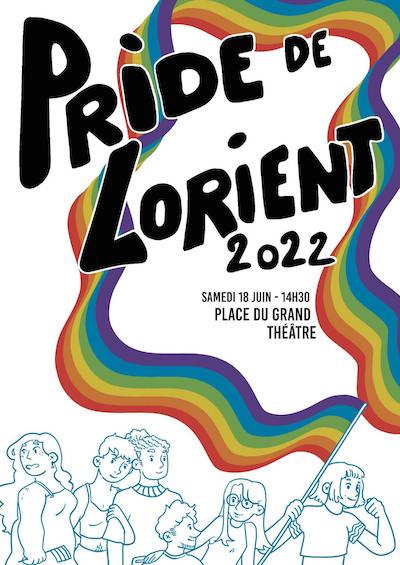 Affiche Pride Lorient 2022