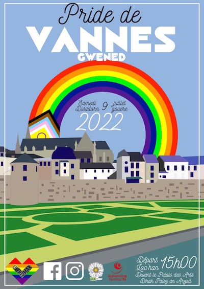 Affiche Pride de Vannes 2022