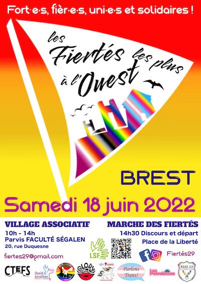 Affiche Fierté Brest 2022