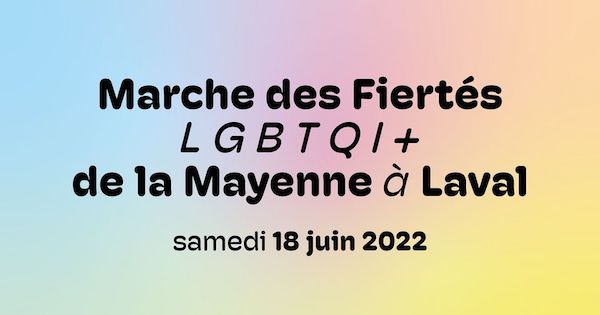 Illustration Marche des Fiertés Laval 2022