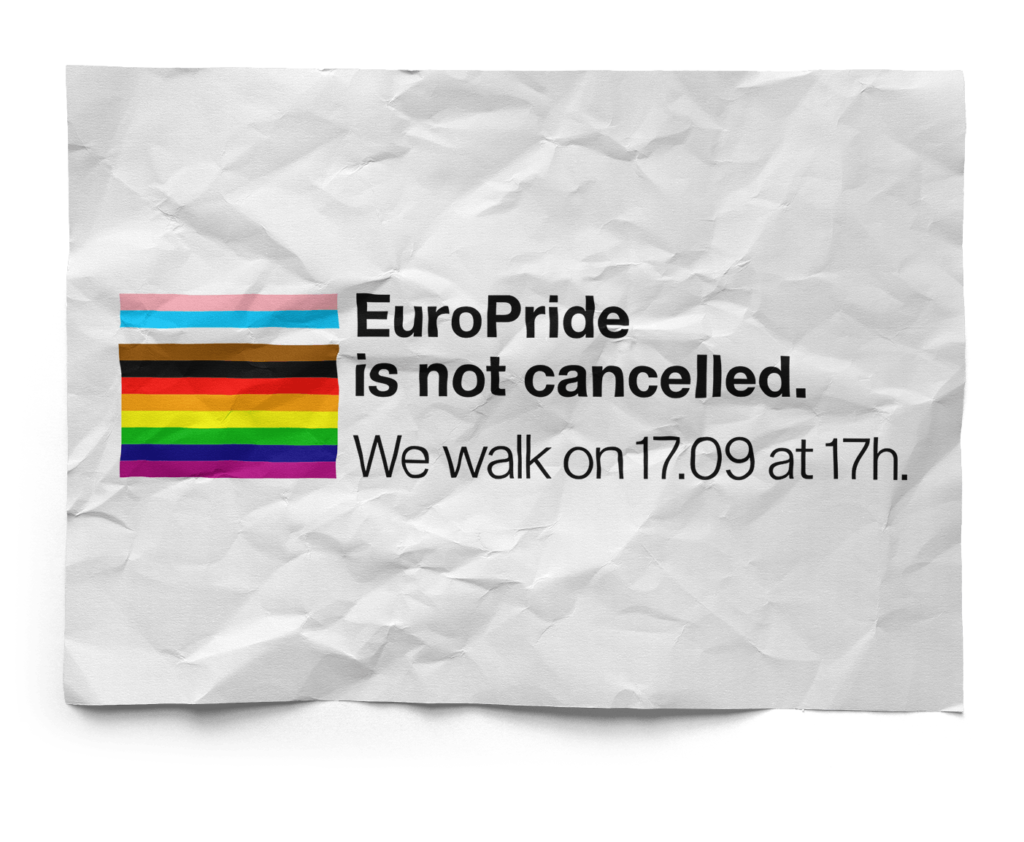 L'Europride 2022 n'est pas annulée