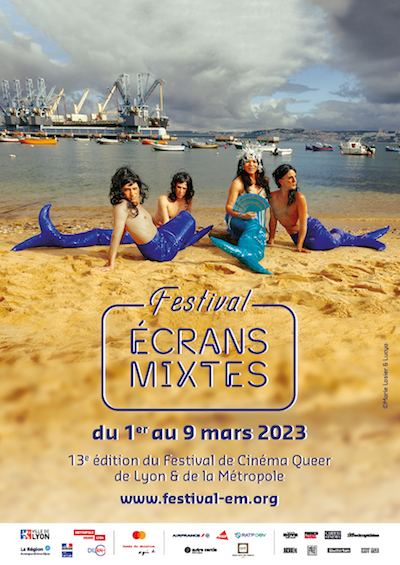 affiche du fetival ecrans mixtes lyon 2023