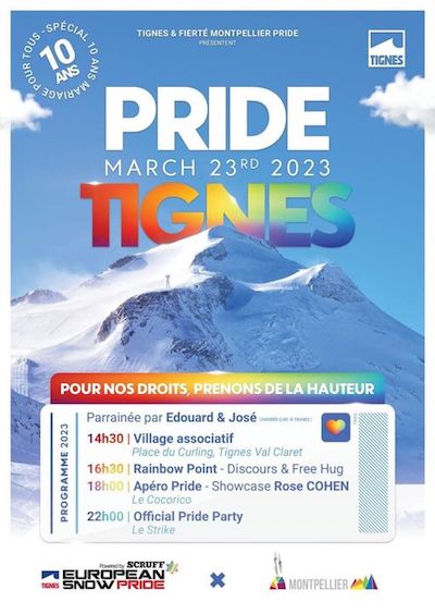 Affiche Pride de Tignes 2023