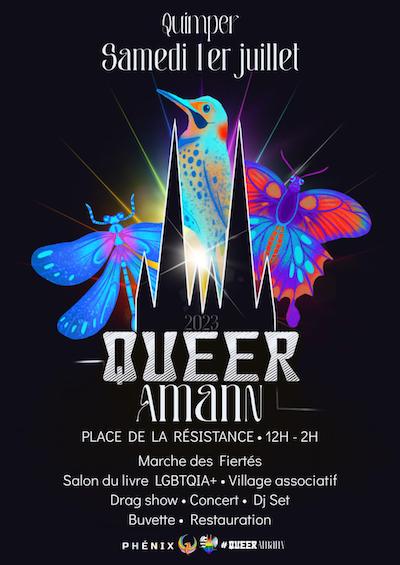 affiche Queer Amann Quimper 1/07/2023