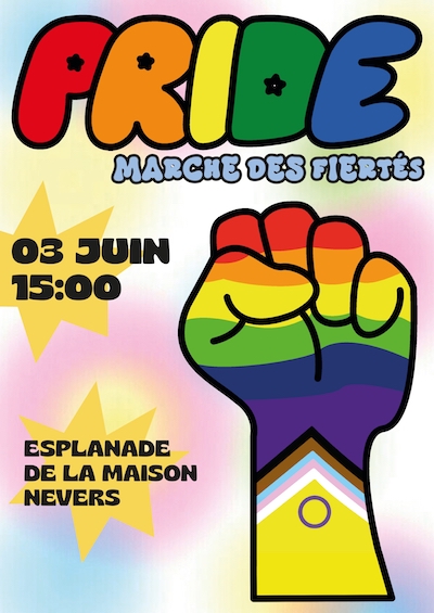affiche Pride Nevers 2023