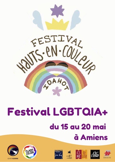 affiche du festival hauts en couleur Amiens 2023