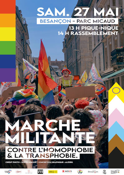 affiche marche militante de Besançon 27/5/2023