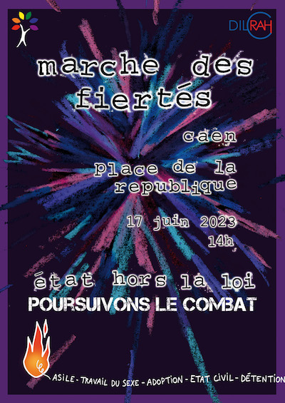 affiche Pride Caen 17/6/2023