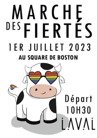 affiche Pride Laval 1er juillet 2023