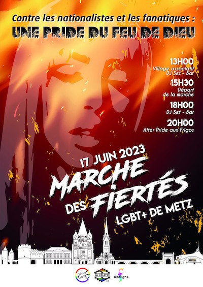 affiche Pride de Metz 17/6/23