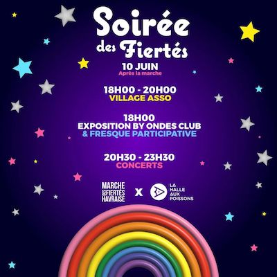 line up soirée pride marche des fiertés havraises 2023