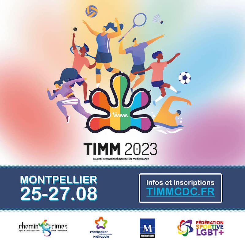 affiche Tournoi international Montpellier Mediterranée 25-27/8/2023