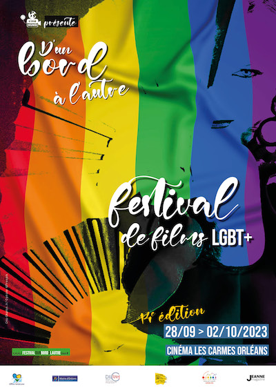 affiche festival ciné « D'un bord à l'autre » Orléans 2023