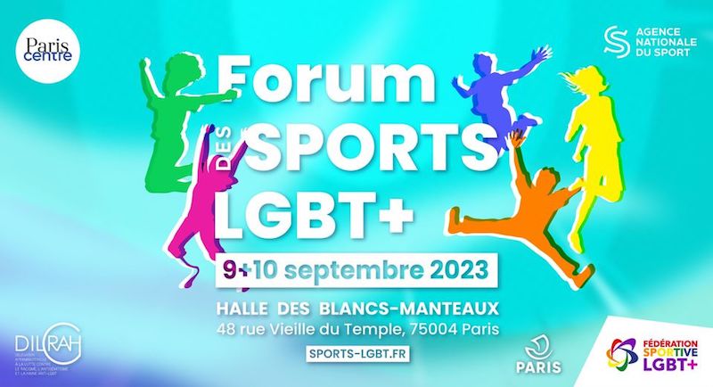 affiche forum des sports lgbt+ 2023