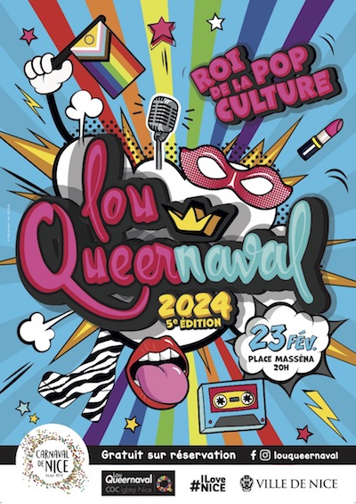 affiche lou queernaval 2024