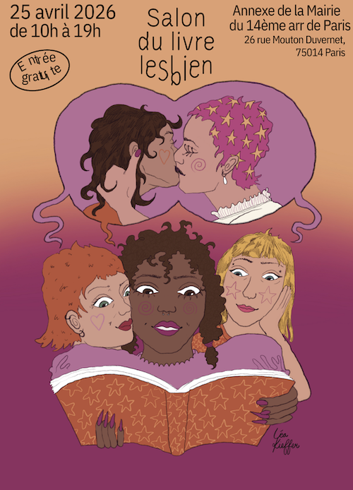 affiche du salon du livre lesbien de paris