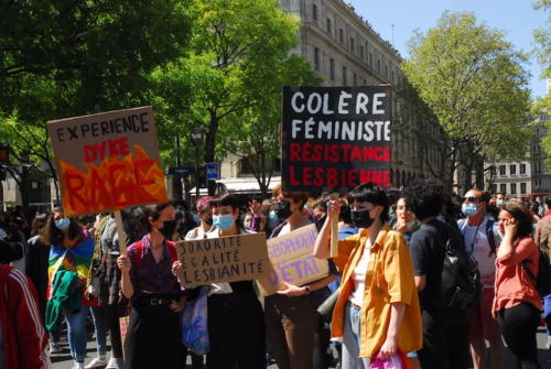 Marche Lesbienne du 25/04/2021 à Paris