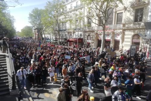 Marche Lesbienne du 25/04/2021 à Paris